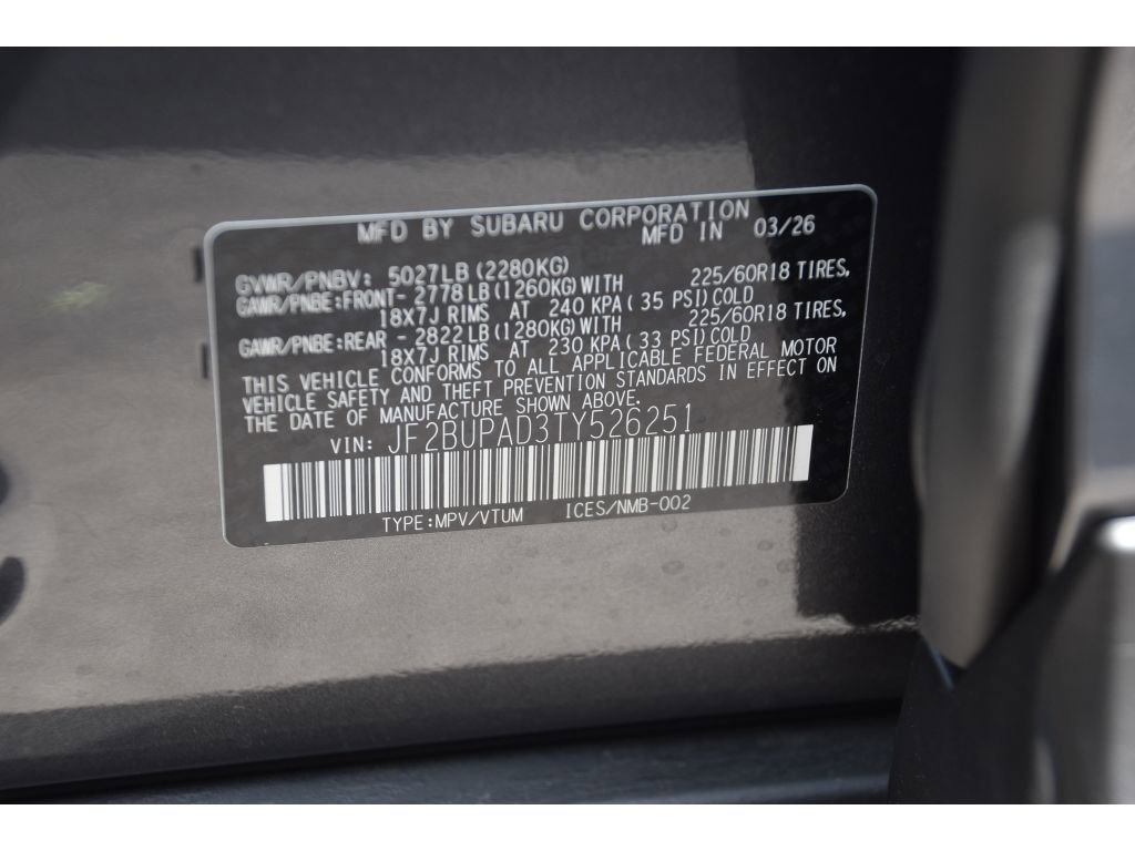 New 2026 Subaru Outback Premium AWD/4WD image 21