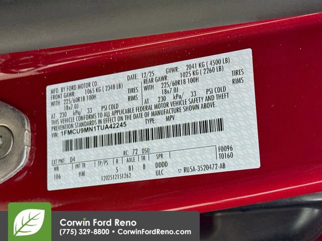 New 2026 Ford Escape ST-Line w/ Tech Pack #1 image 33