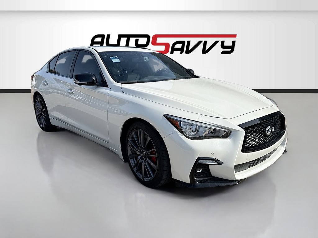 Used 2024 INFINITI Q50 Red Sport 400 RWD image 1