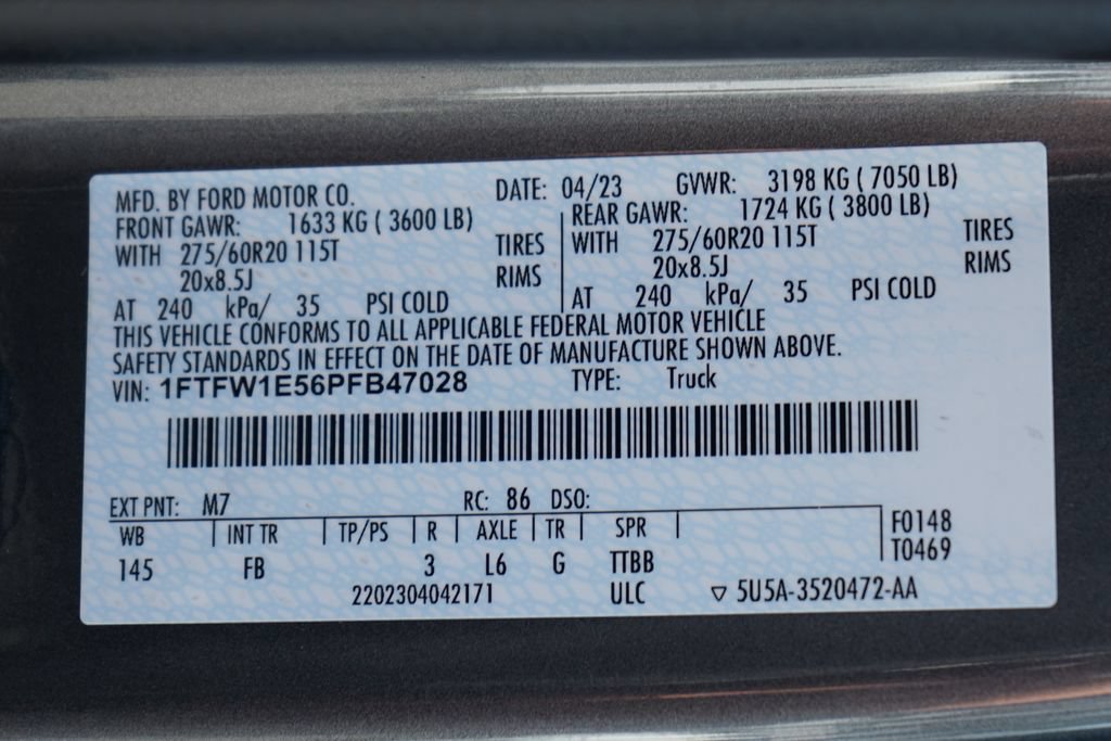 Used 2023 Ford F150 XLT w/ Equipment Group 302A High AWD/4WD image 57