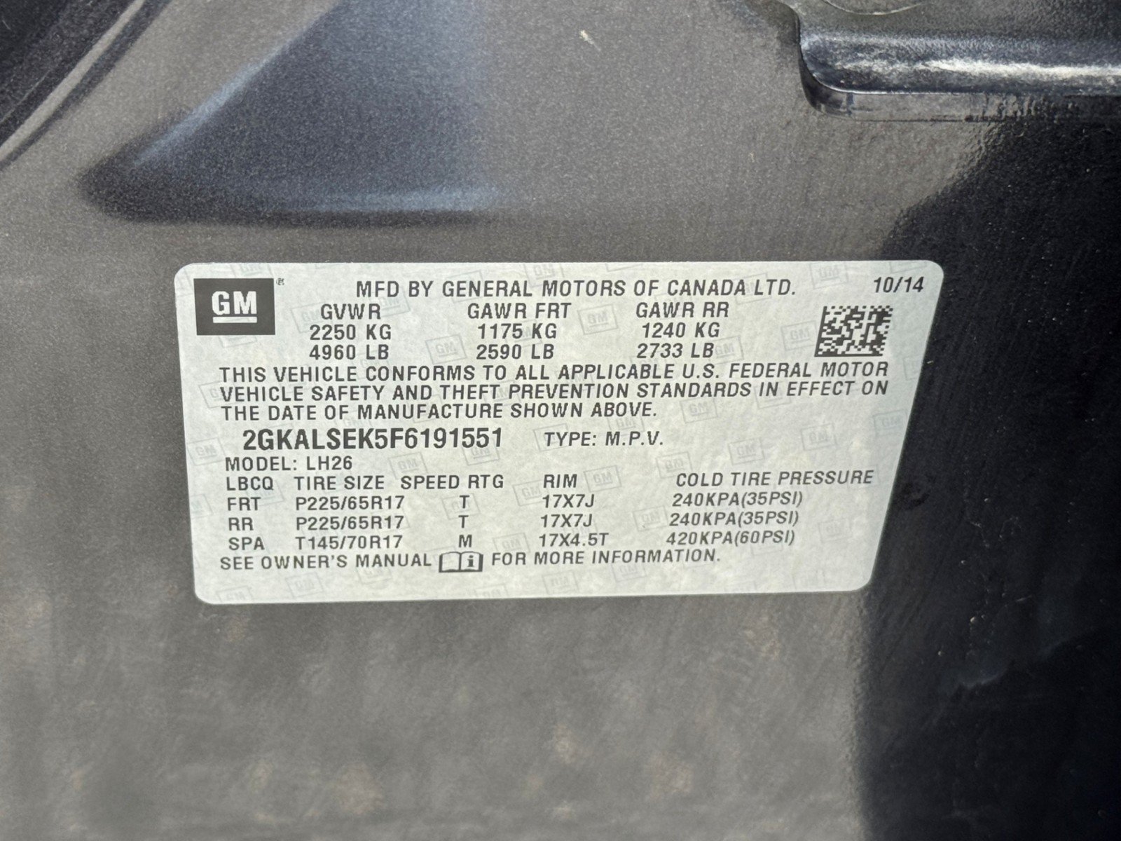 Used 2015 GMC Terrain SLT w/ Open Road Package FWD image 39