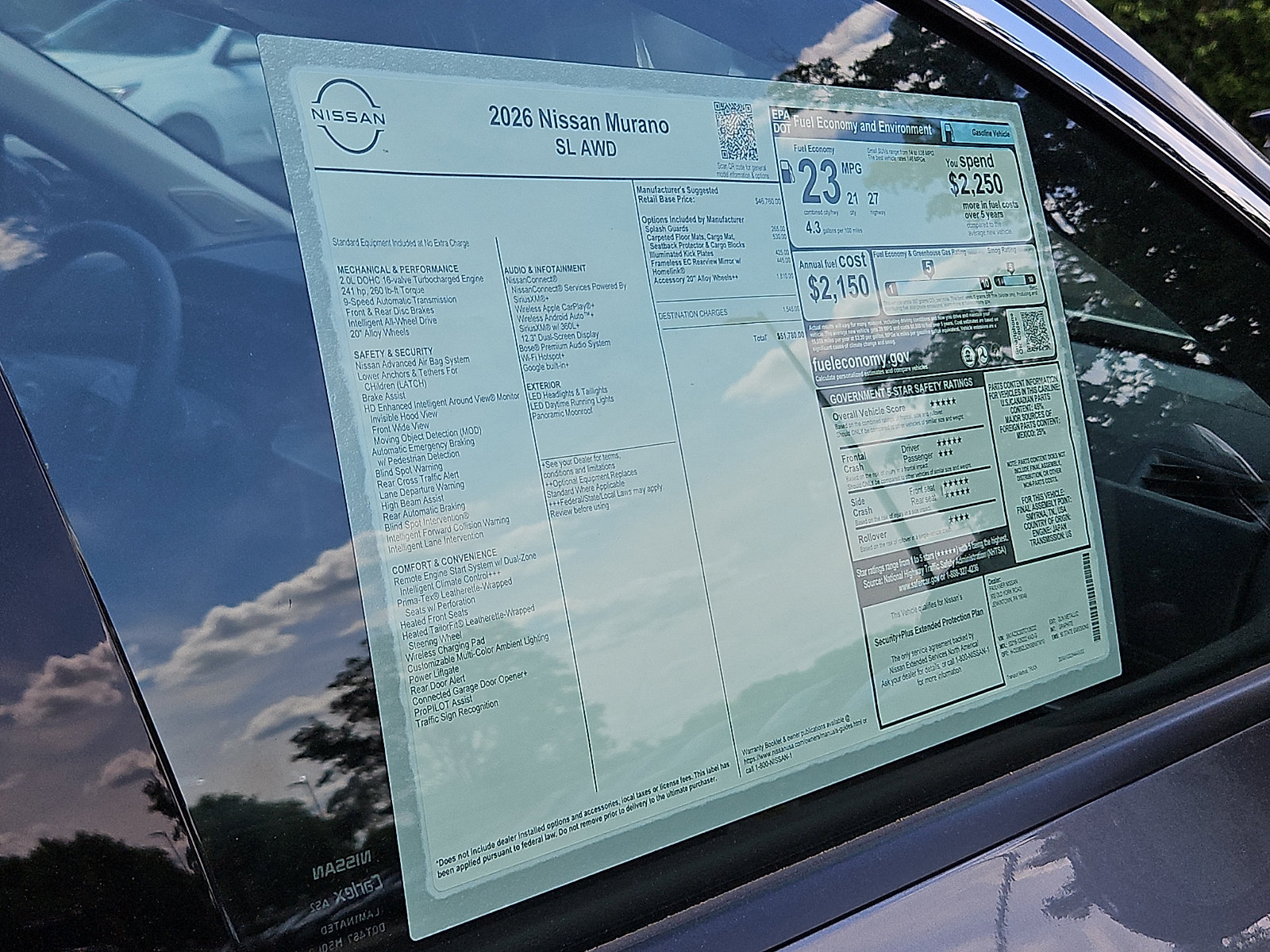 New 2026 Nissan Murano SL AWD/4WD image 20