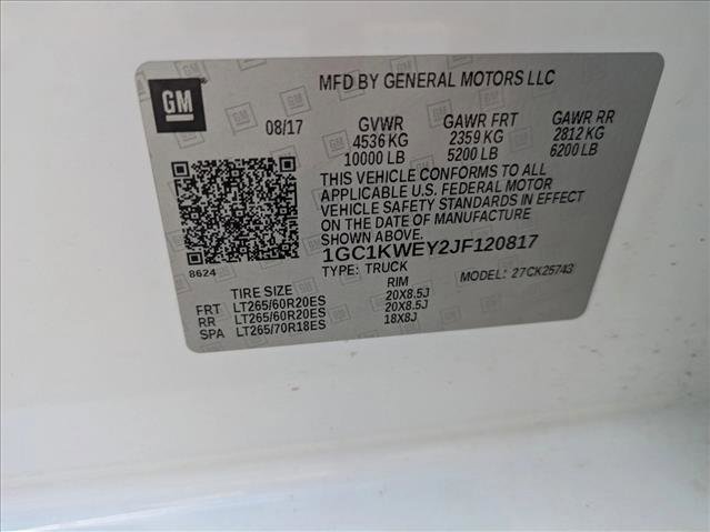 Used 2018 Chevrolet Silverado 2500 LTZ w/ Duramax Plus Package image 25