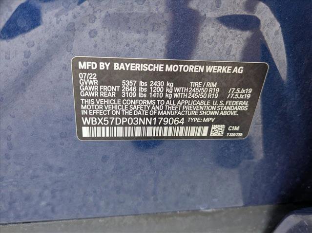 Used 2022 BMW X3 xDrive30i w/ Convenience Package w/ZPA image 26