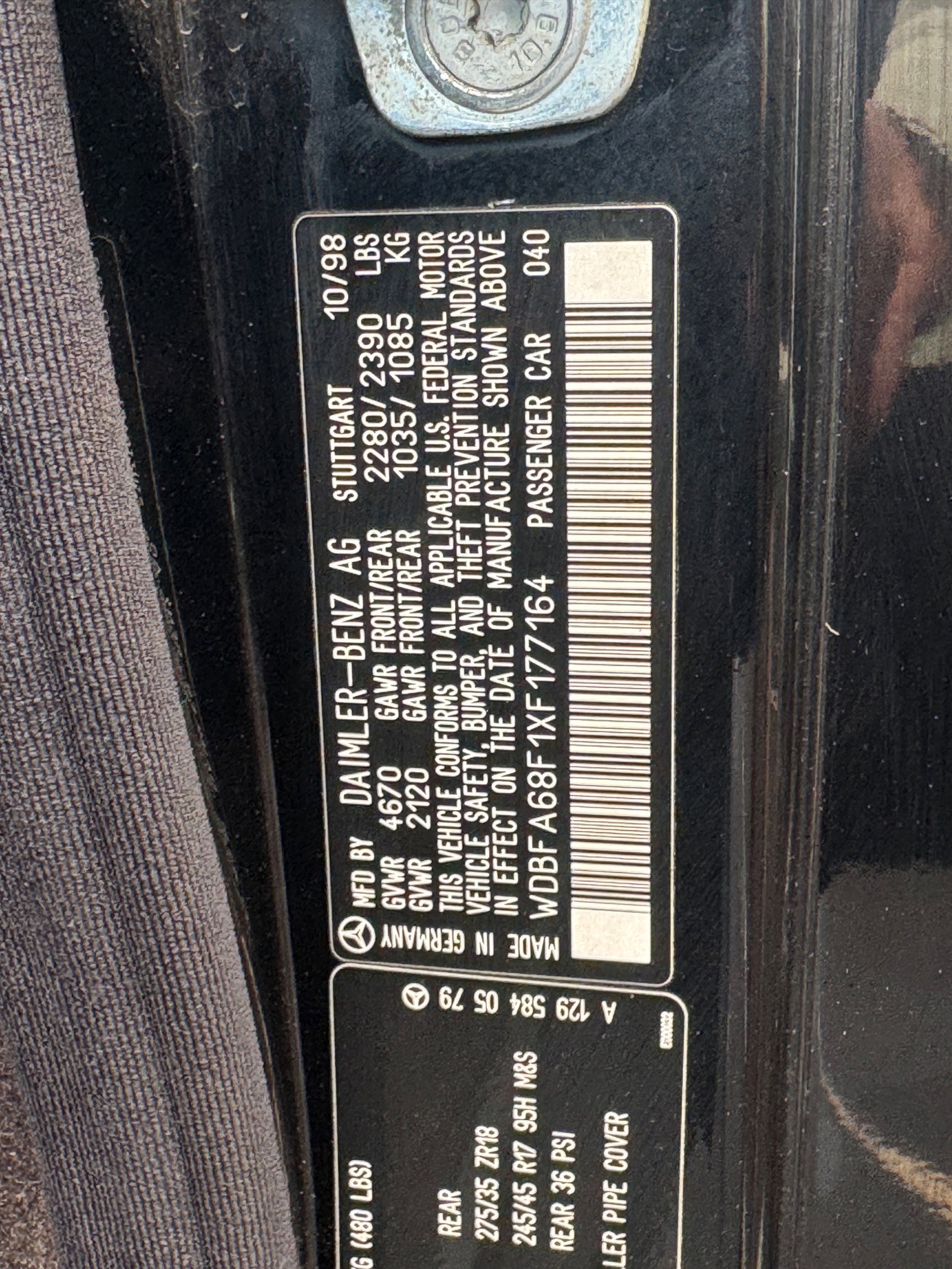 Used 1999 Mercedes-Benz SL 500 image 47