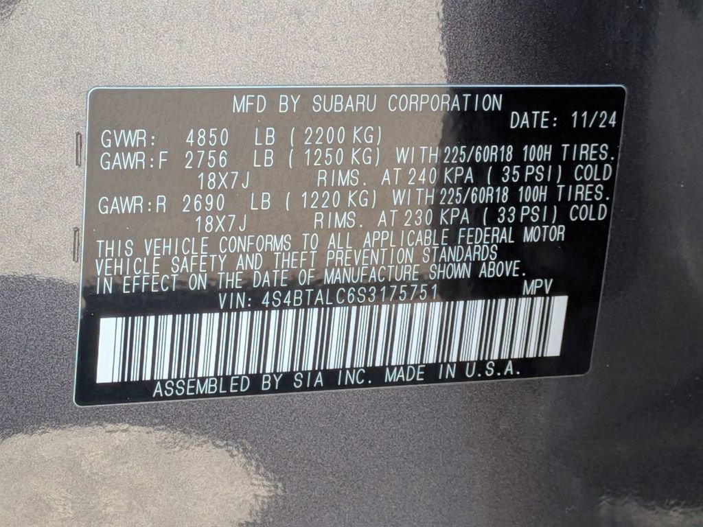 Used 2025 Subaru Outback Onyx Edition image 36