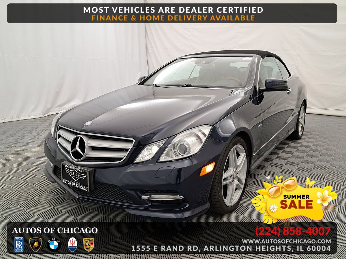 Used 2012 Mercedes-Benz E 550 Cabriolet
