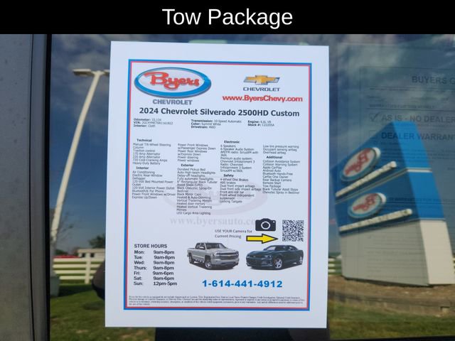 Used 2024 Chevrolet Silverado 2500 Custom w/ Custom Value Package AWD/4WD image 13