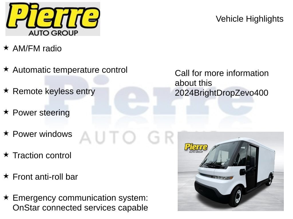 Used 2024 Chevrolet Brightdrop 400 w/ Commercial Equipment Package AWD/4WD image 15
