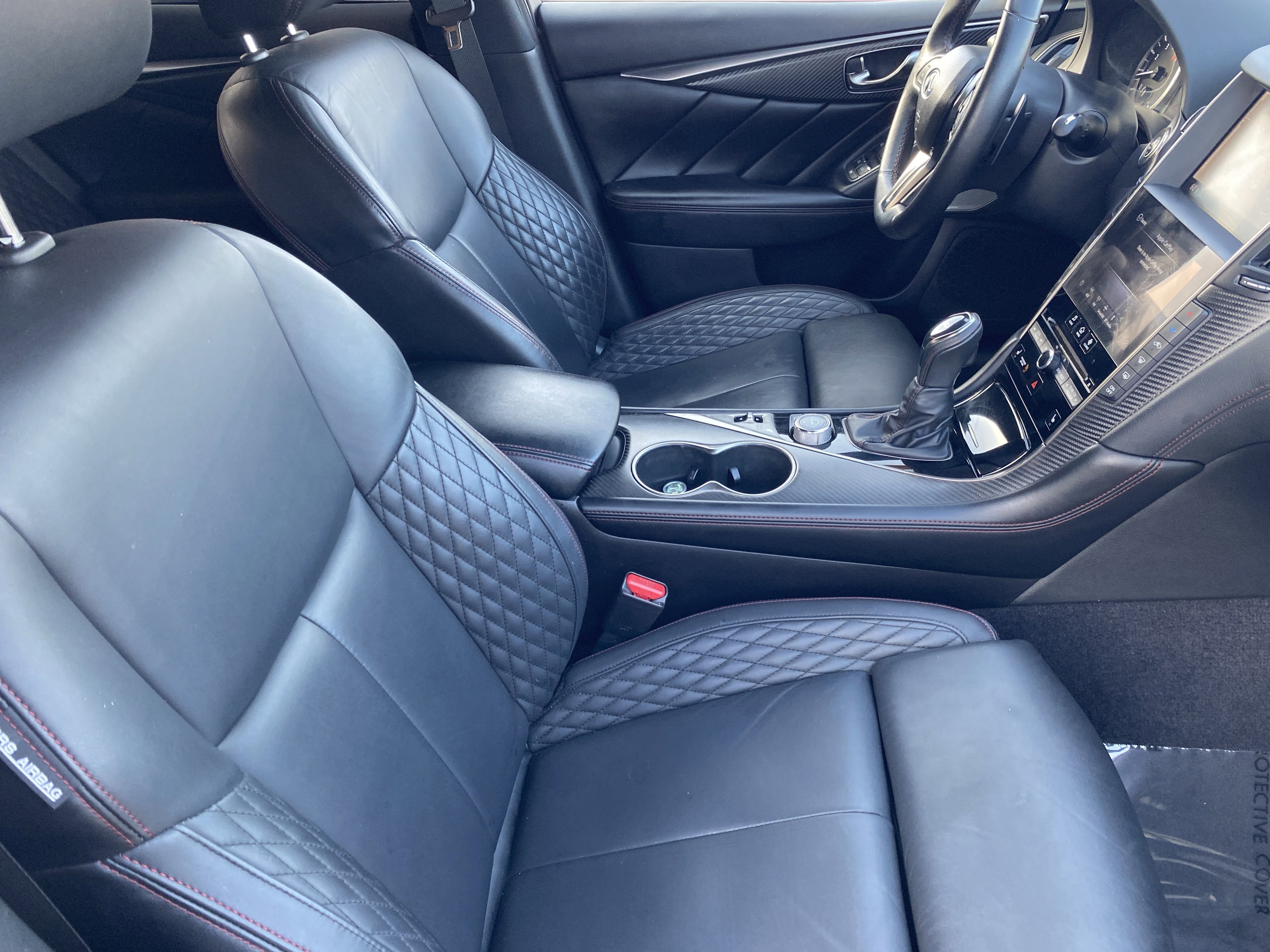 Used 2021 INFINITI Q50 Red Sport 400 w/ Proactive Package image 9