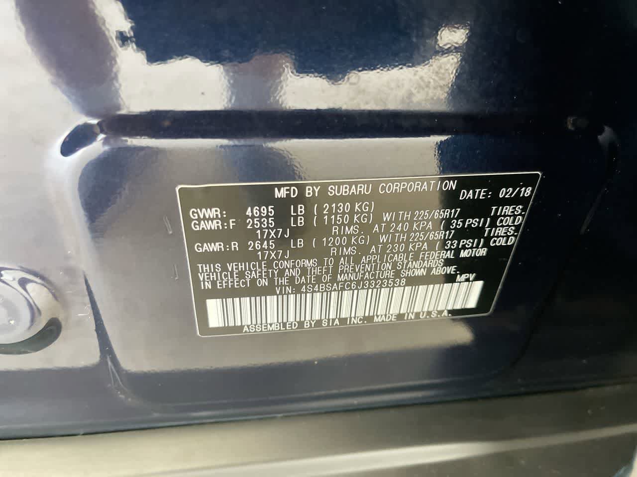 Used 2018 Subaru Outback 2.5i Premium AWD/4WD image 26