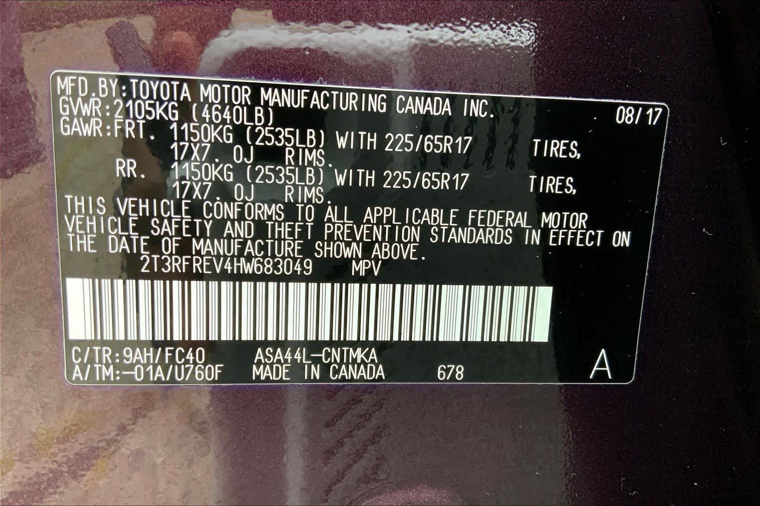 Used 2017 Toyota RAV4 XLE AWD/4WD image 34