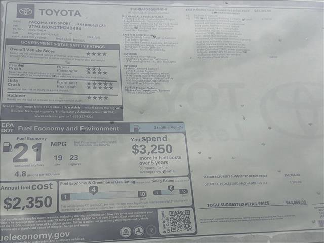 New 2026 Toyota Tacoma TRD Sport image 25