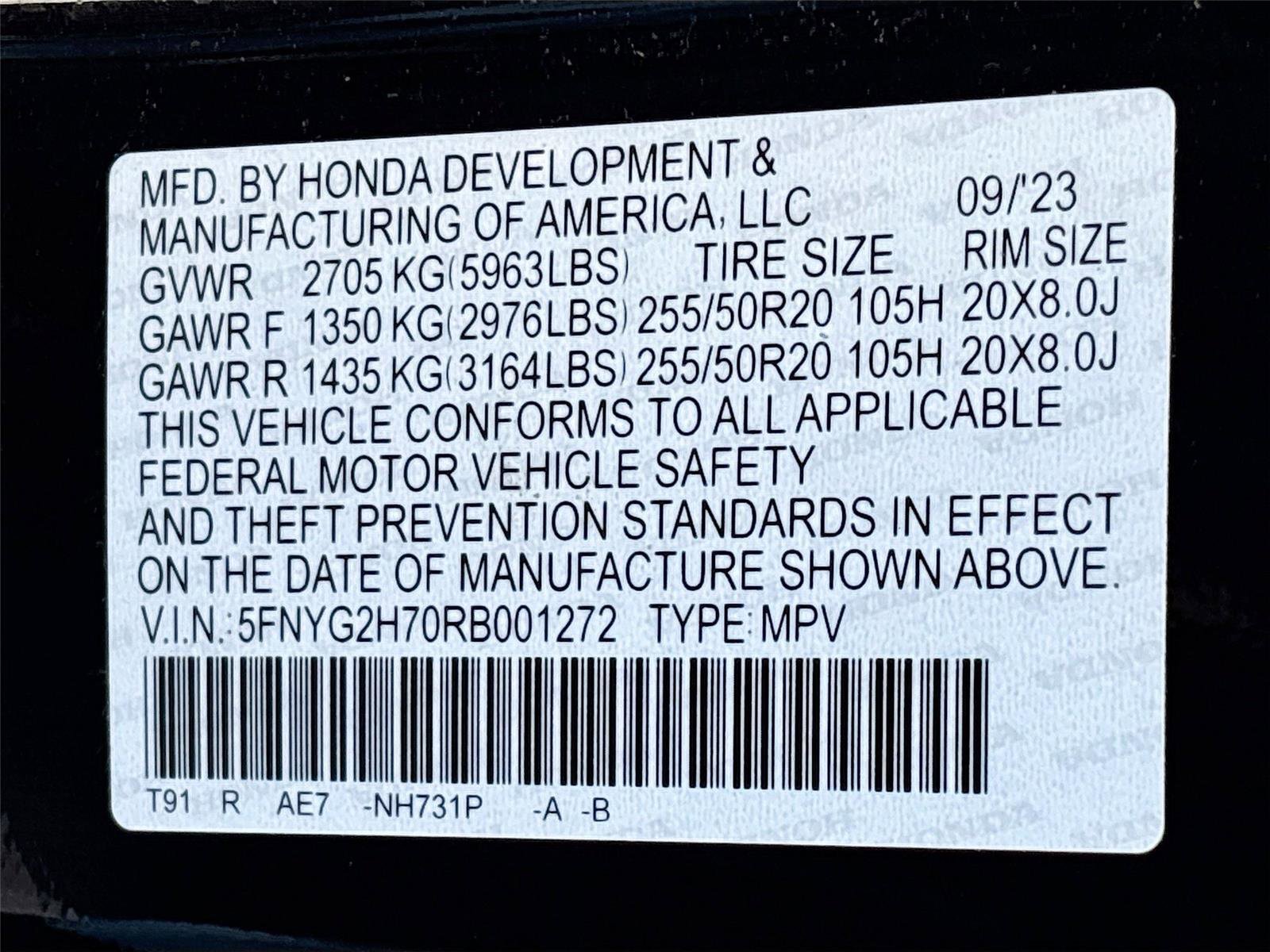 Certified 2024 Honda Pilot Touring image 39