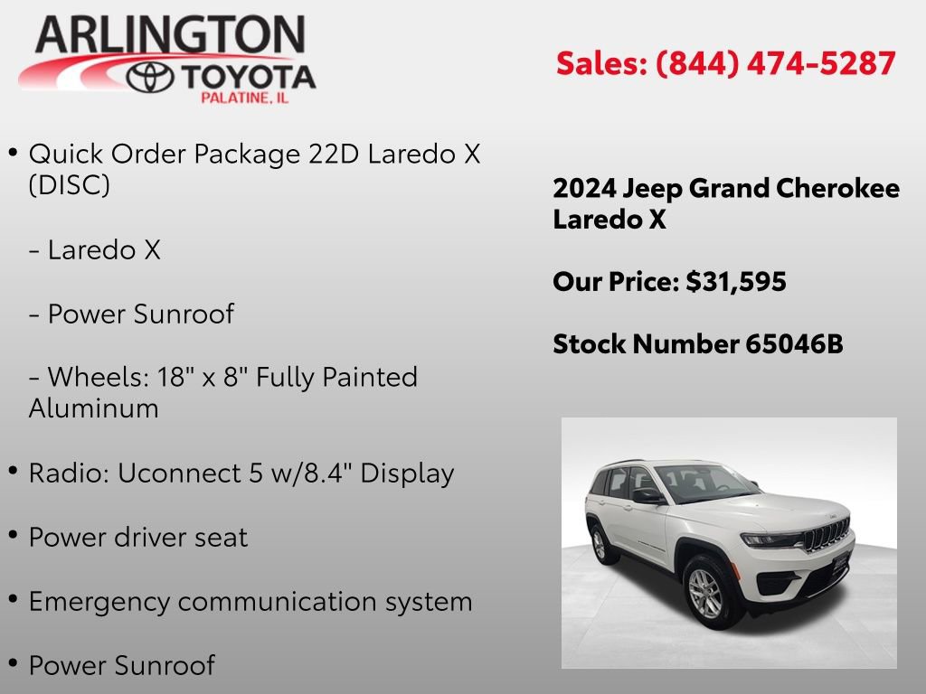 Used 2024 Jeep Grand Cherokee Laredo X image 3