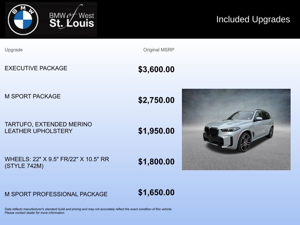 Used 2025 BMW X5 xDrive40i w/ Executive Package image 20