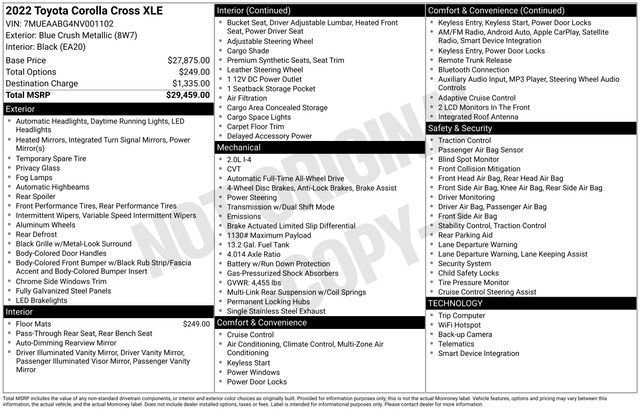 Used 2022 Toyota Corolla Cross XLE image 15