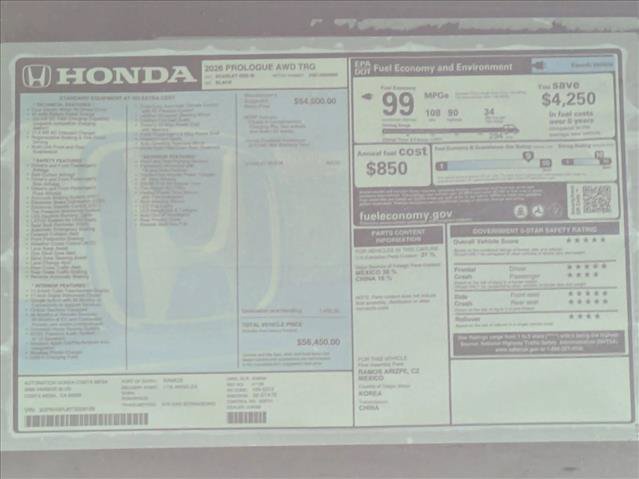 New 2026 Honda Prologue Touring image 18