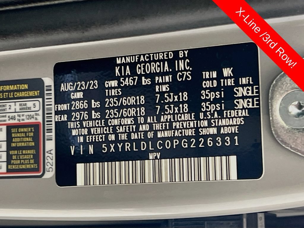 Certified 2023 Kia Sorento S AWD/4WD image 34