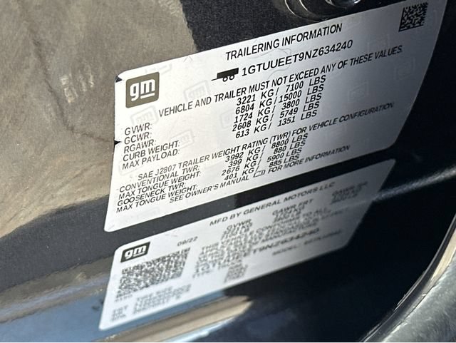 Certified 2022 GMC Sierra 1500 AT4 w/ AT4 Preferred Package AWD/4WD image 38