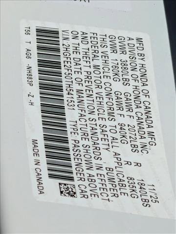 New 2026 Honda Civic Sport image 16