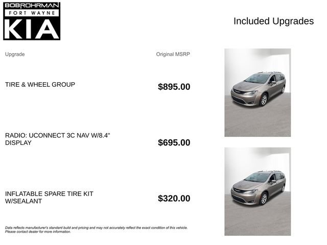 Used 2017 Chrysler Pacifica Touring-L Plus w/ Tire & Wheel Group image 4