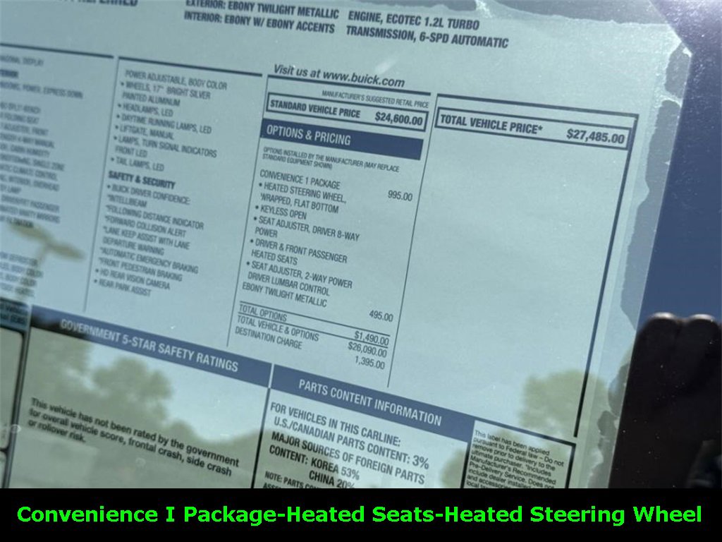 New 2026 Buick Envista Preferred w/ Convenience I Package image 8