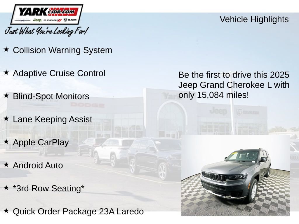 Certified 2025 Jeep Grand Cherokee L Laredo image 12