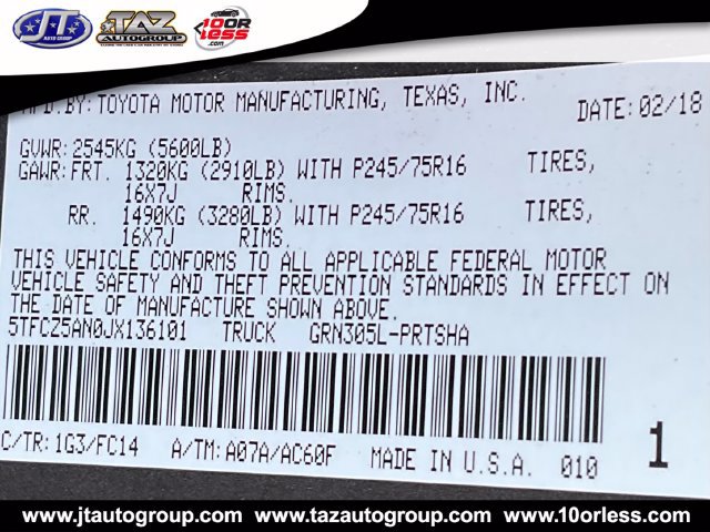 Used 2018 Toyota Tacoma SR5 AWD/4WD image 21