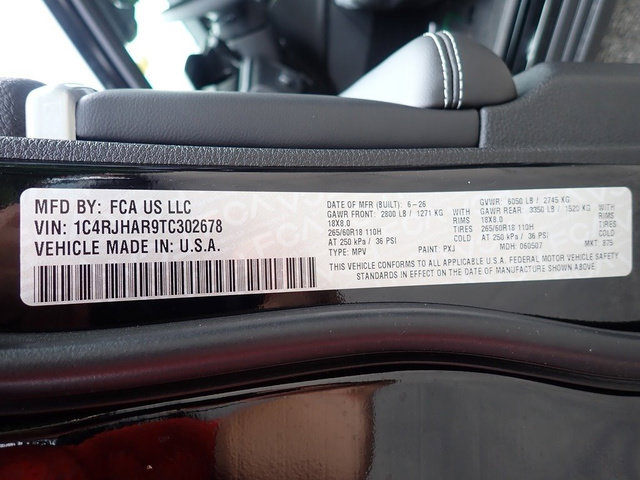 New 2026 Jeep Grand Cherokee Altitude AWD/4WD image 16