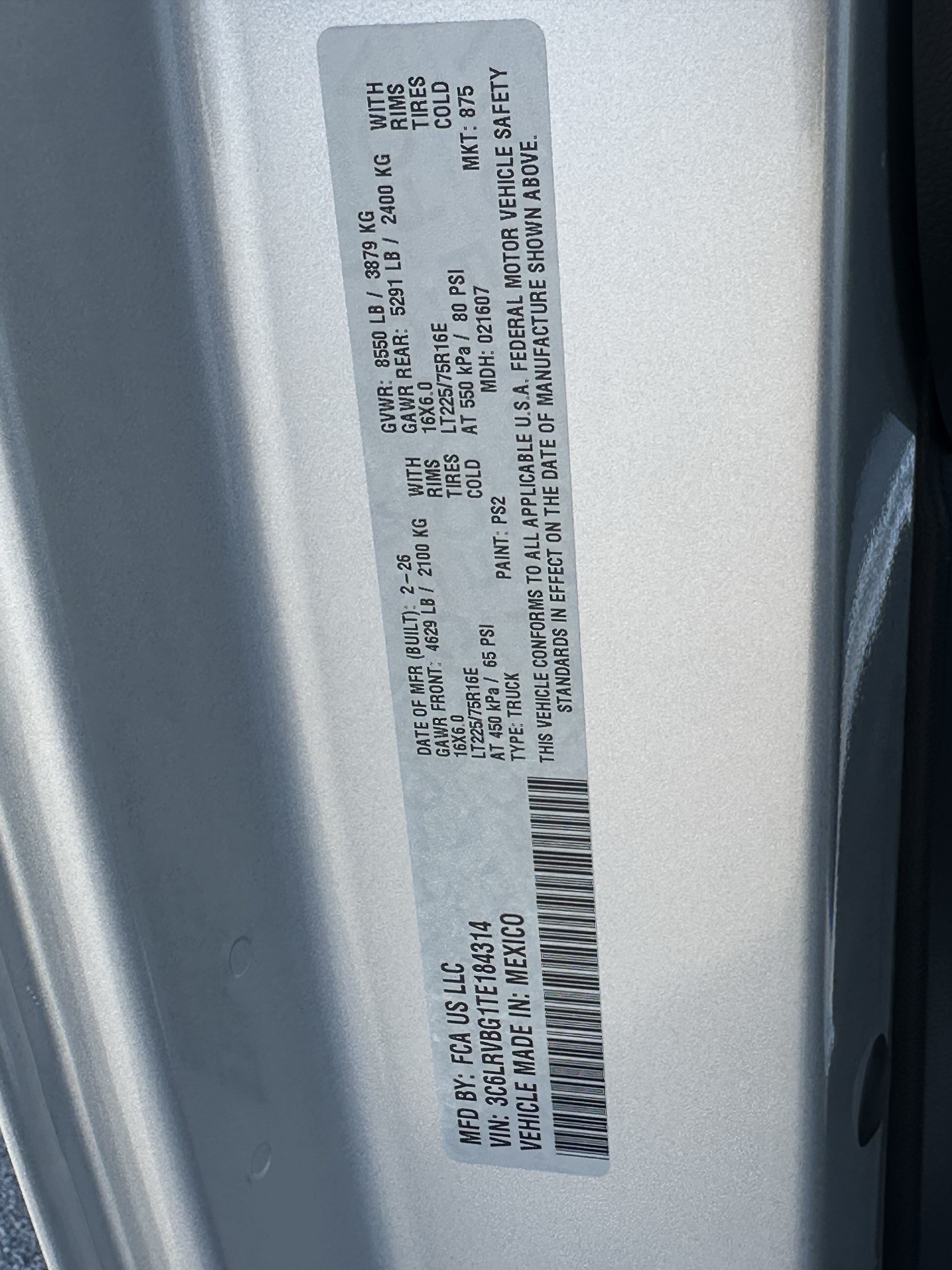 Used 2026 RAM ProMaster 1500 w/ Safety Group FWD image 30