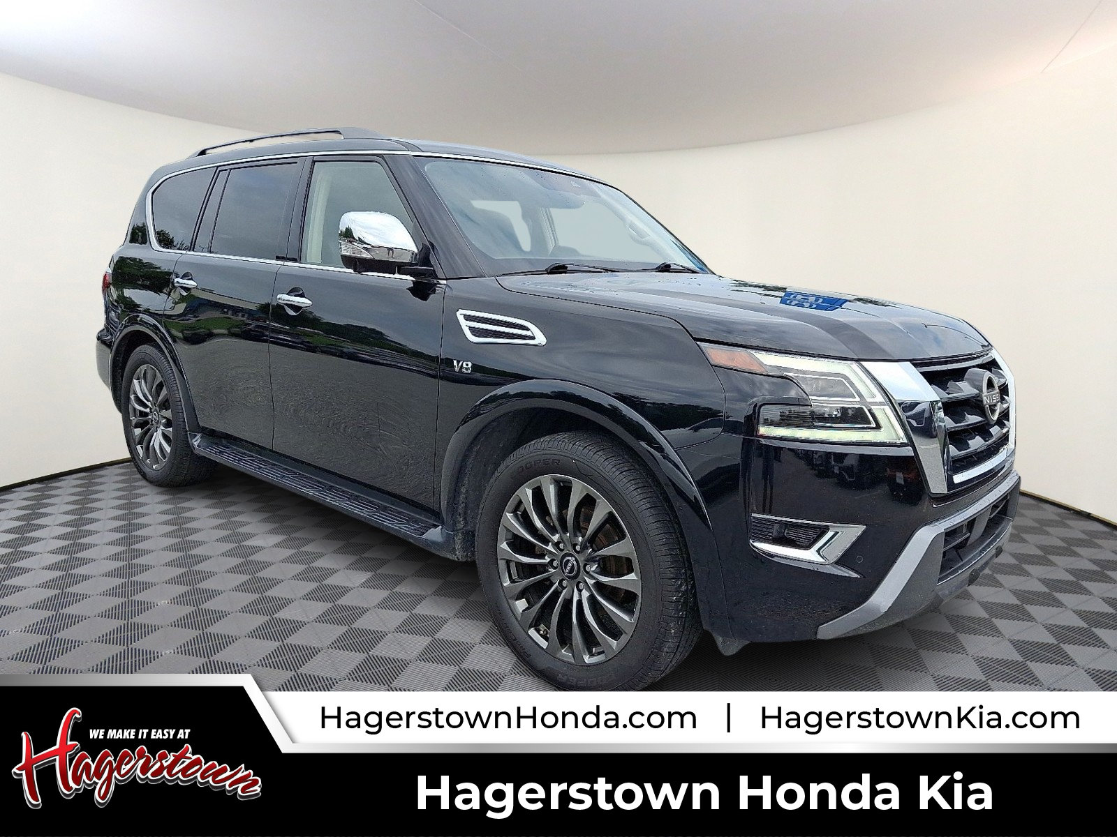 Used 2021 Nissan Armada Platinum w/ Captain's Chairs Package
