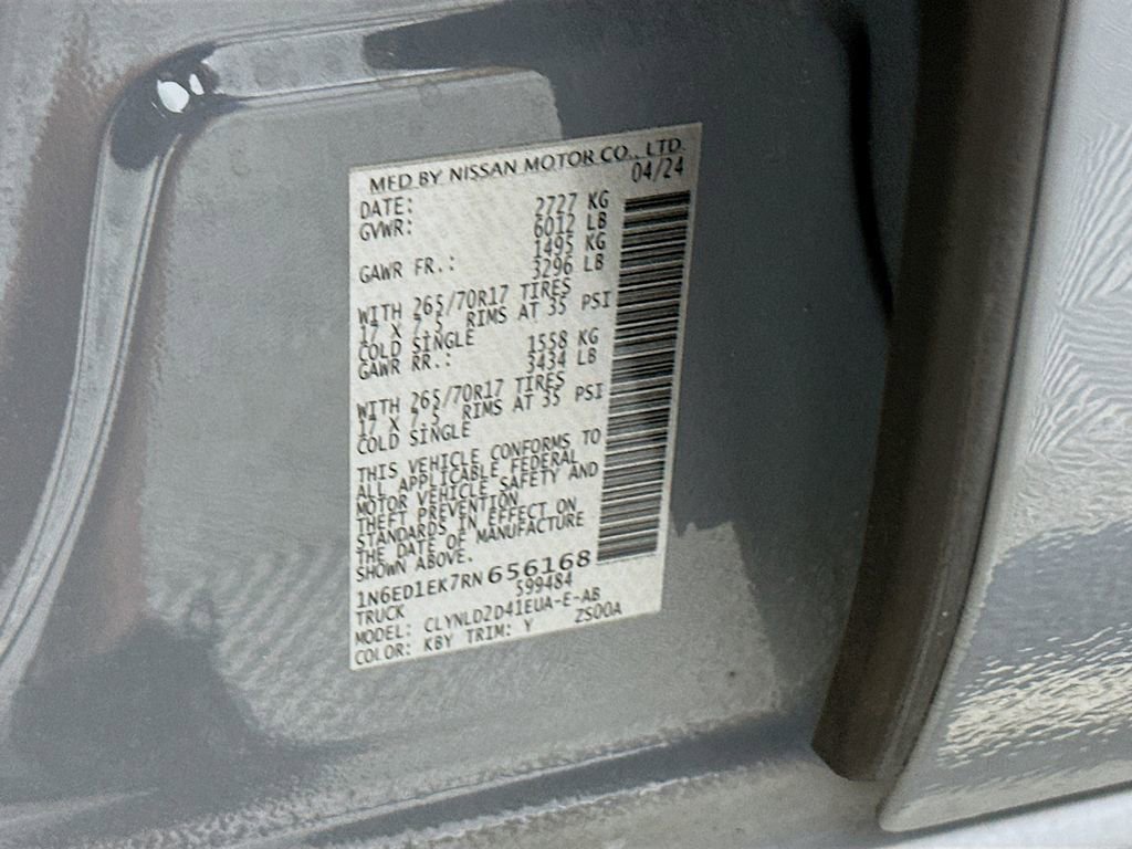 Used 2024 Nissan Frontier PRO-4X w/ Pro Premium Package image 27