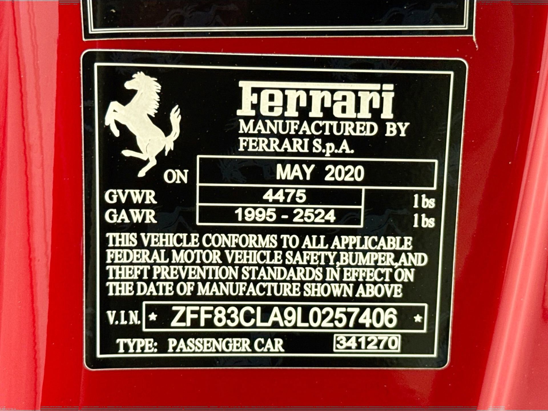 Certified 2020 Ferrari 812 Superfast image 27