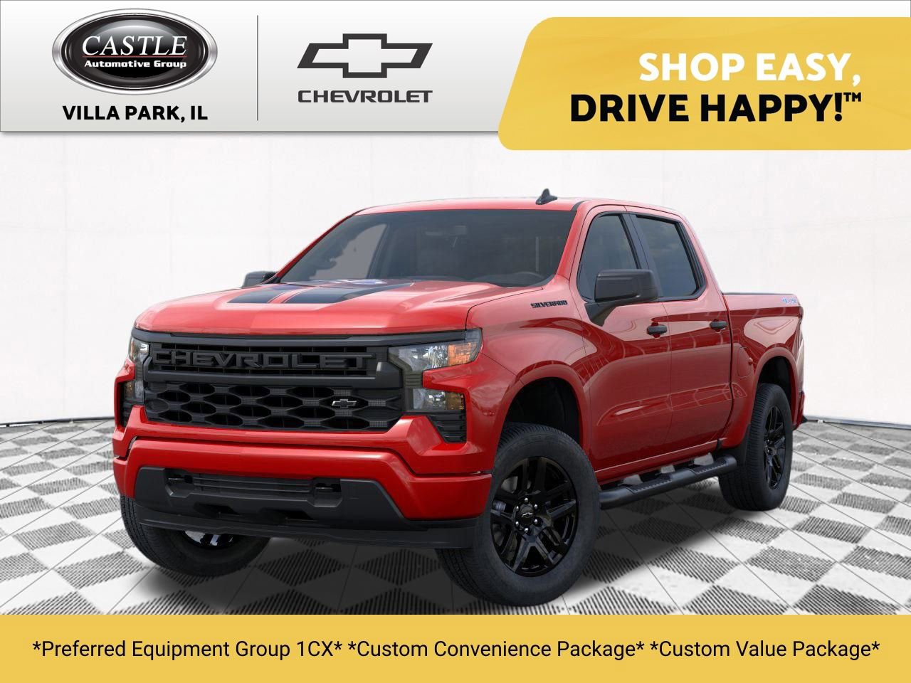 New 2026 Chevrolet Silverado 1500 Custom w/ Rally Edition