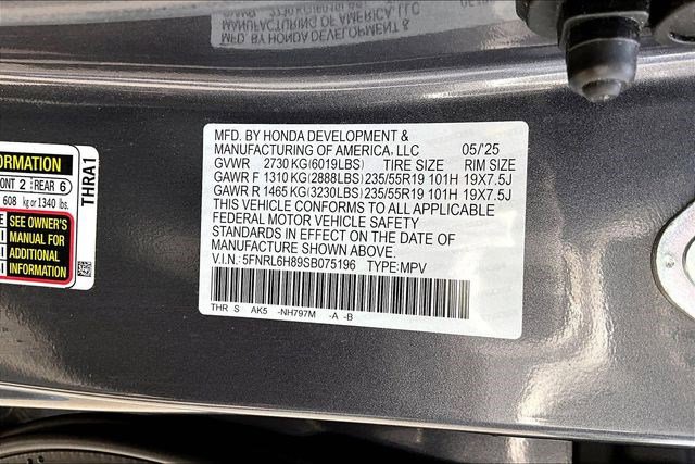 Certified 2025 Honda Odyssey Touring image 19
