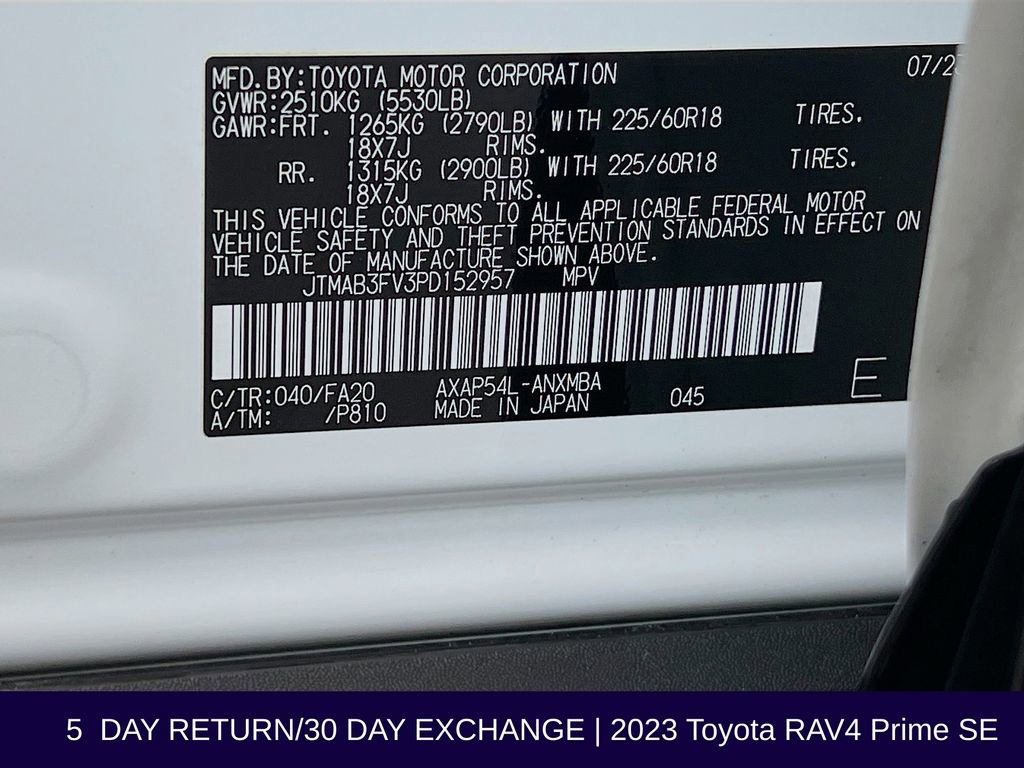 Used 2023 Toyota RAV4 SE w/ Weather & Moonroof Package AWD/4WD image 36