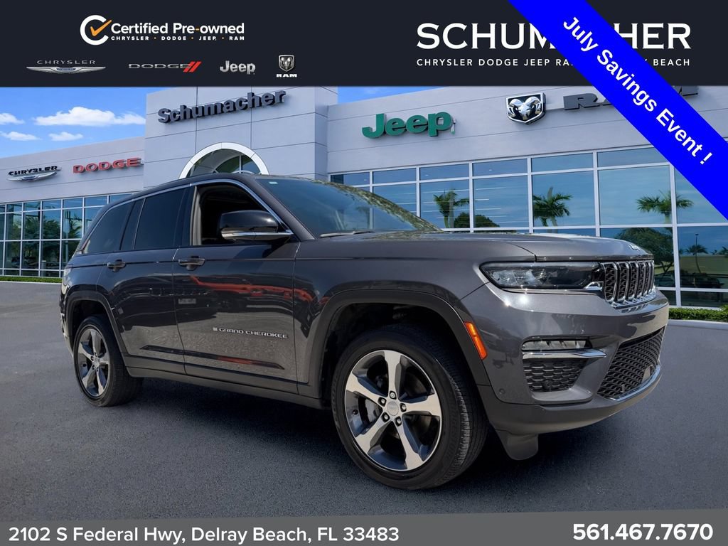 Certified 2024 Jeep Grand Cherokee Limited w/ Luxury Tech Group II RWD image 1