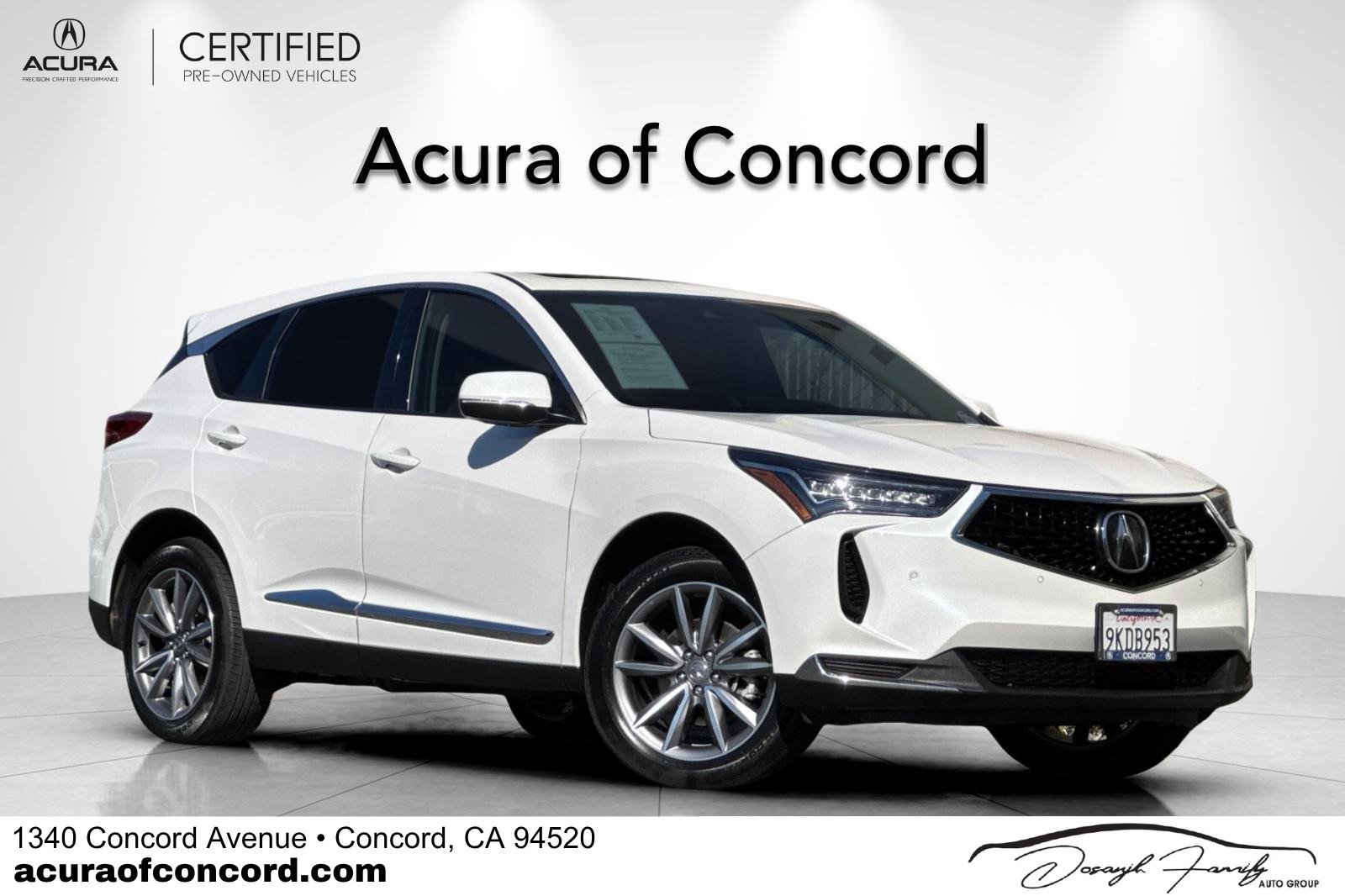 Certified 2023 Acura RDX w/ Technology Package