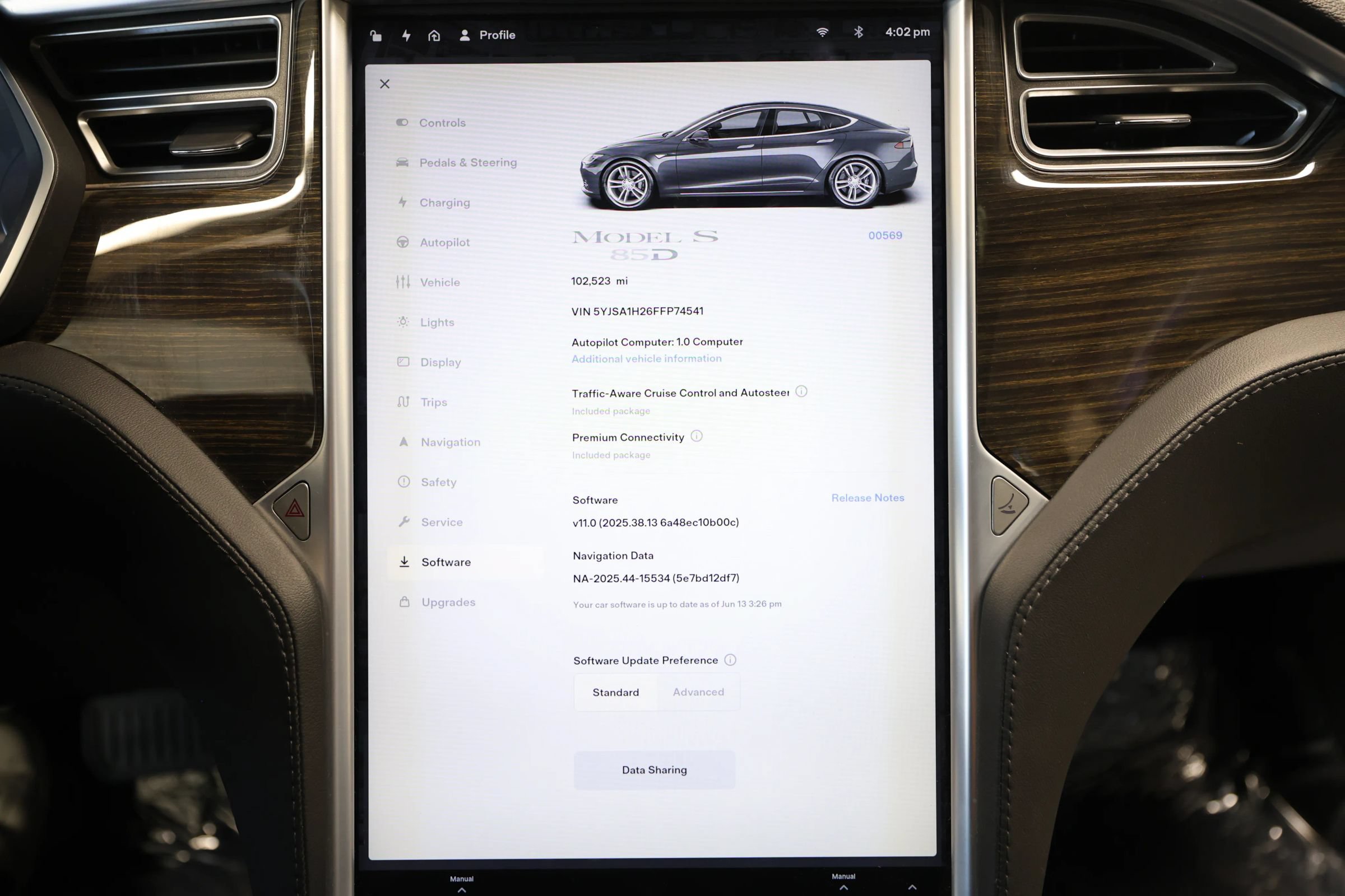 Used 2015 Tesla Model S 85D AWD/4WD image 53