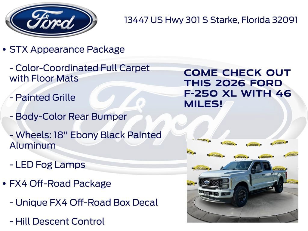 New 2026 Ford F250 XL w/ STX Appearance Package image 15