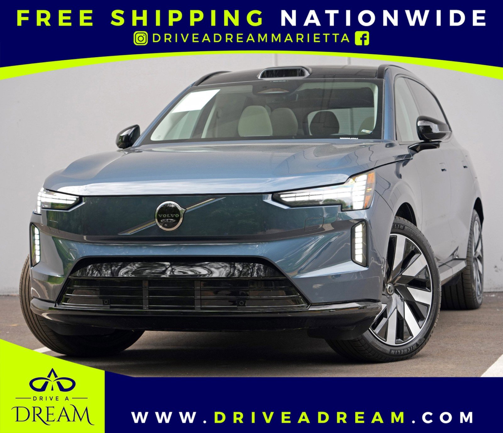 Used 2025 Volvo EX90 Plus AWD/4WD image 1