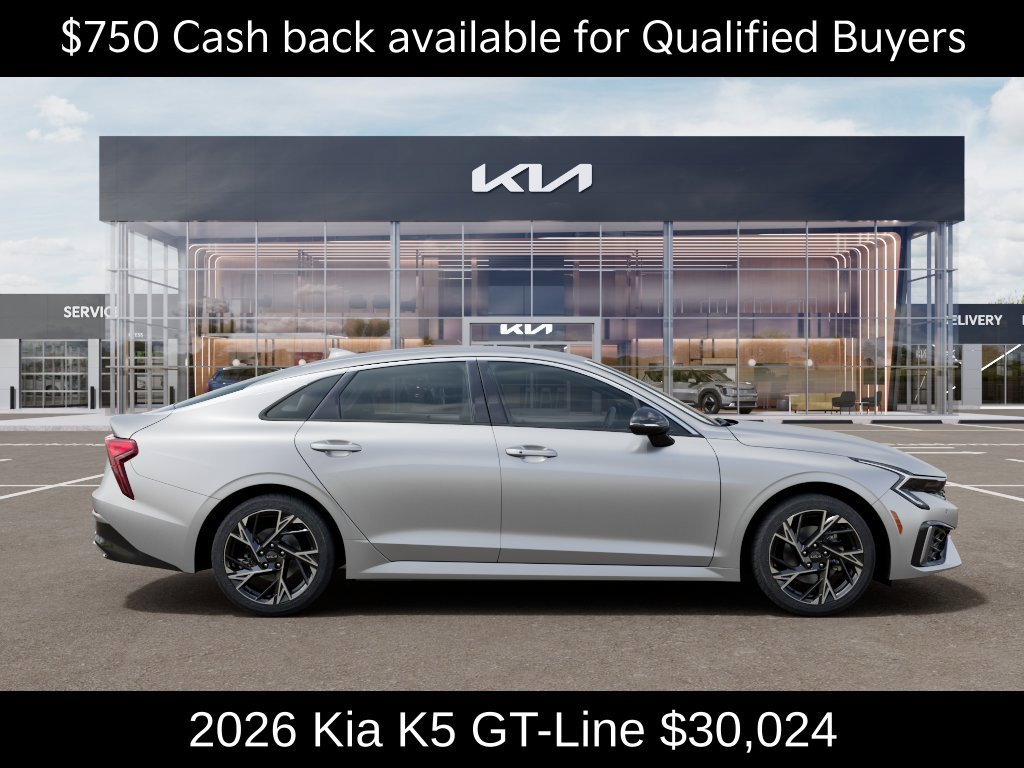 New 2026 Kia K5 GT-Line w/ GT-Line Red Interior Package AWD/4WD image 8