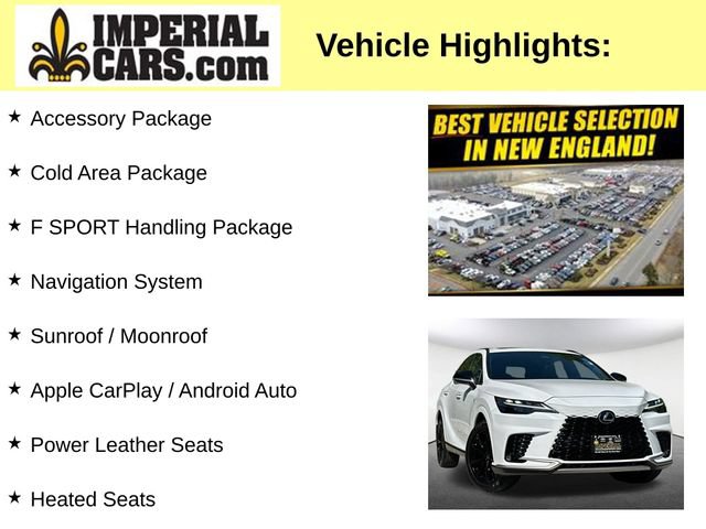 Used 2023 Lexus RX 350 F Sport w/ Accessory Package AWD/4WD image 8