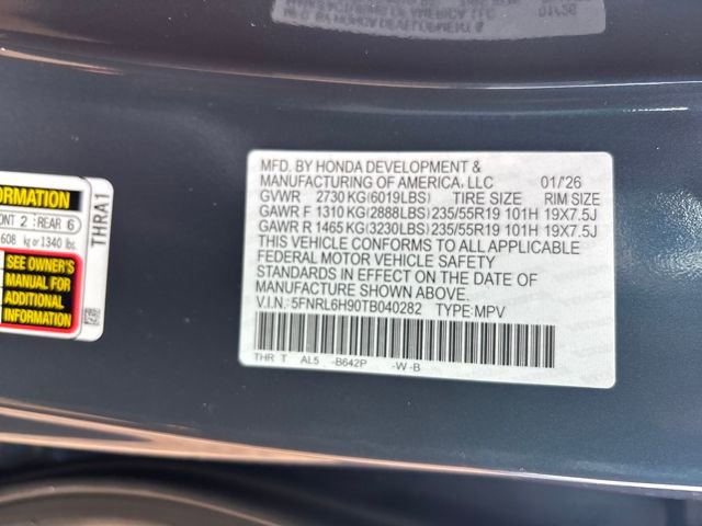 New 2026 Honda Odyssey Elite image 32