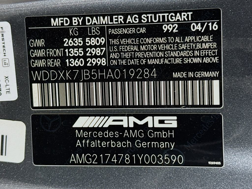Certified 2017 Mercedes-Benz S 63 AMG 4MATIC Cabriolet image 32