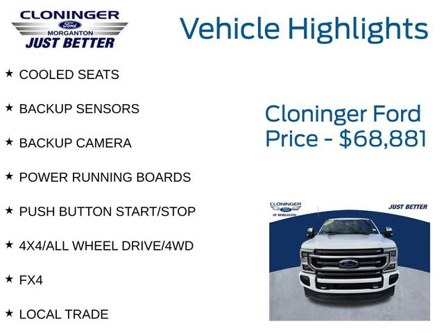 Used 2022 Ford F350 Platinum w/ FX4 Off-Road Package image 10