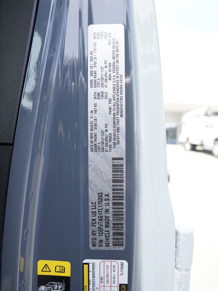 New 2026 Jeep Gladiator Sport image 31