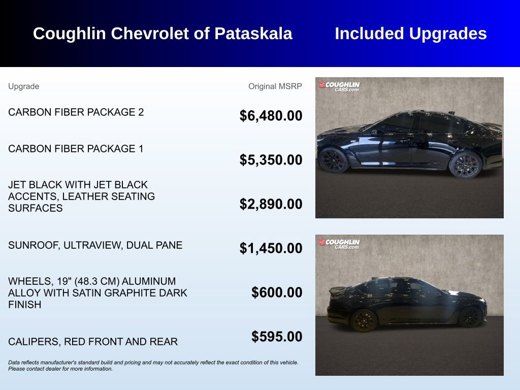 Used 2024 Cadillac CT5 V Blackwing w/ Carbon Fiber Package 2 image 3