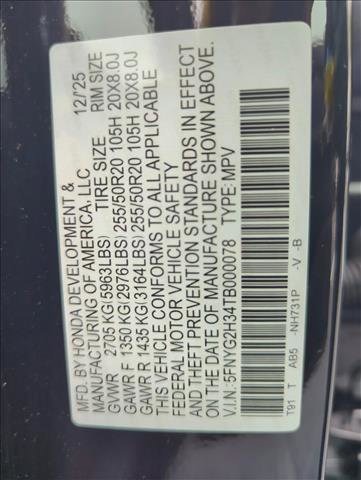 New 2026 Honda Pilot Sport image 23